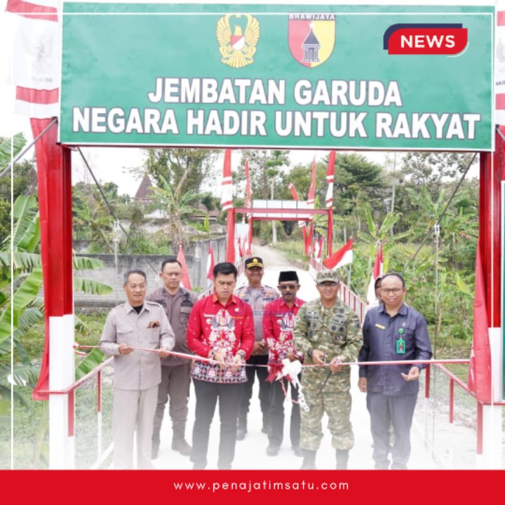 Dandim 0808/Blitar Hadiri Launching Ribuan Jembatan Garuda dan 3.000 Titik Air Bersih oleh Presiden Prabowo