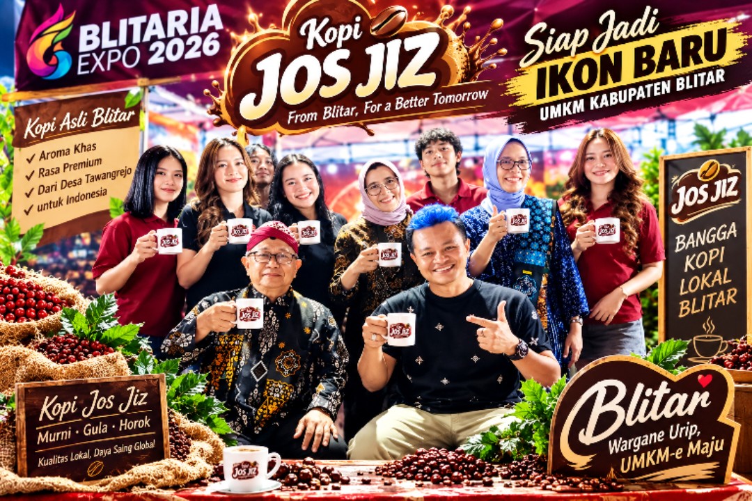 Blitaria Expo 2026 Kenalkan Kopi Jos Jiz, Produk Asli Blitar Siap Tembus Pasar Nasional hingga Ekspor