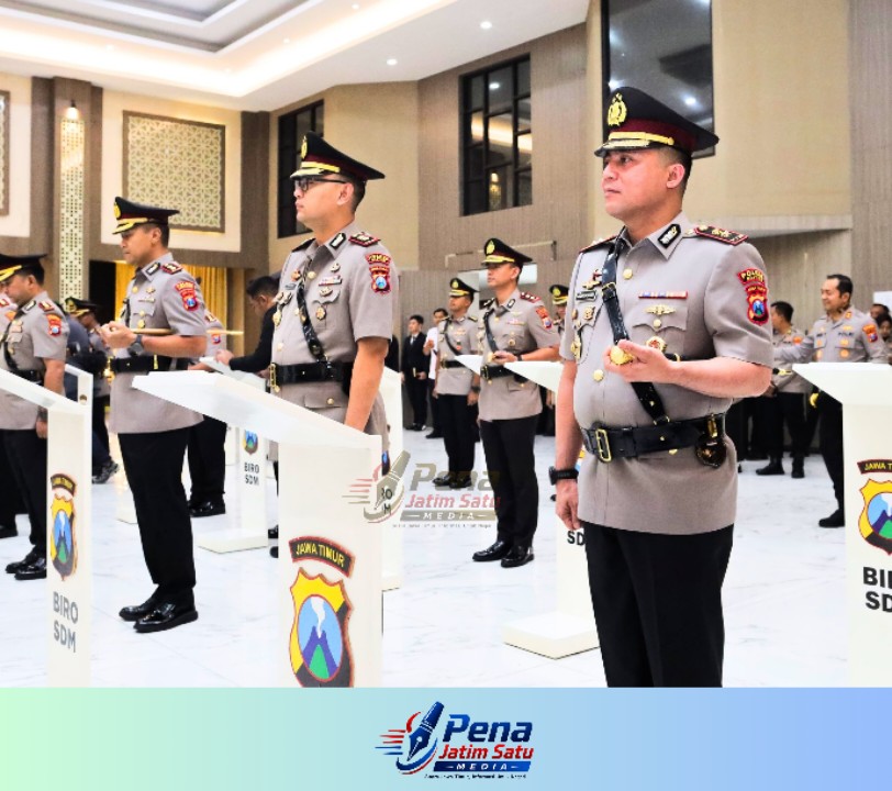 Kapolda Jatim Pimpin Sertijab PJU dan Kapolres, Perkuat Regenerasi Kepemimpinan dan Pelayanan Presisi