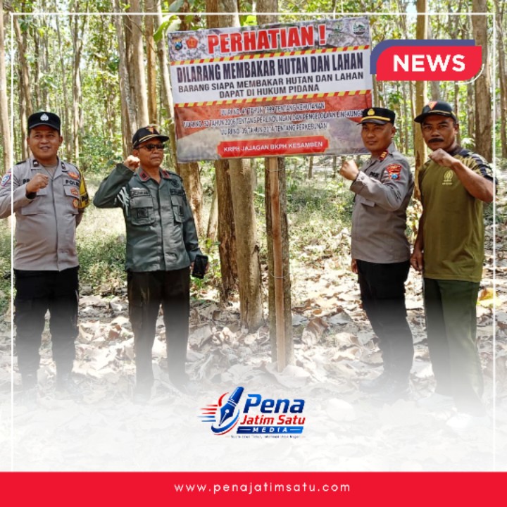 Perhutani Blitar dan Polsek Kesamben Perkuat Sinergi Patroli Hutan, Antisipasi Karhutla Kemarau